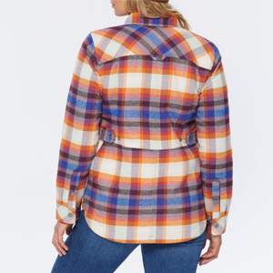Chaqueta larga a cuadros para mujer: elegante, cálida y perfecta para hacer capas durante las aventuras al aire libre de otoño e invierno - Product Image 6