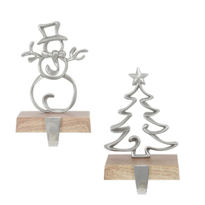 Decoración navideña de metal hecha a mano de diseño clásico, proveedor al por mayor, vajilla para interiores y exteriores, soporte para medias navideñas - Product Image 1