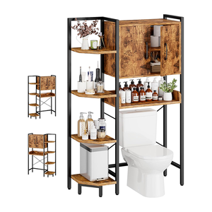 Estante Organizador <span class=keywords><strong>de</strong></span> <span class=keywords><strong>Baño</strong></span> Independiente, Ahorrador <span class=keywords><strong>de</strong></span> Espacio, Armario <span class=keywords><strong>de</strong></span> Almacenamiento Sobre el Inodoro, Estante <span class=keywords><strong>para</strong></span> Uso en la Cocina - Product Image 1