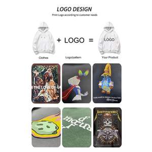 Custom Dgt Print Hoodies Recortada Sin Bolsillo Unisex Sudadera Estampado de Pantalla Parche Sudadera con capucha para Hombres - Product Image 6