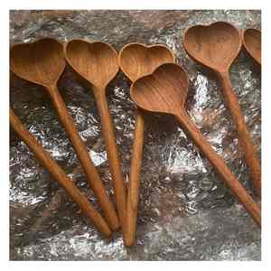 Cuchara de madera de primera calidad, Vietnam naturales artesanales de utensilios de cocina, ecológicos para cocinar, revolver, Ideal para exportar al por mayor - Product Image 6