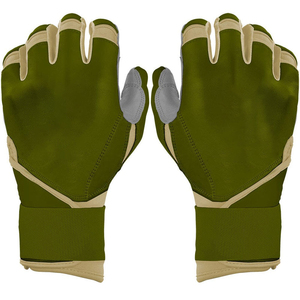 ถุงมือเบสบอลหนังแกะแบบกำหนดเอง OEM ถุงมือตีลูกเบสบอลระดับมืออาชีพพร้อมการยึดเกาะสูง ถุงมือขายดีจากผู้ผลิต - Product Image 1