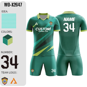 Expédition rapide, ensemble d'uniformes de football universitaire personnalisés, taille plus, maillot d'équipe américaine, pantalon, short, XL, vente en gros, fabricant OEM ODM - Product Image 2