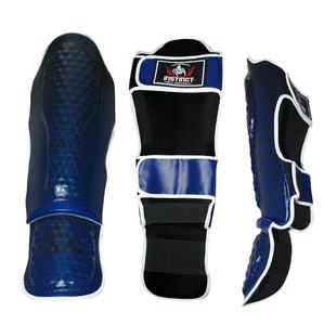 Espinilleras de Muay Thai con Logotipo Personalizado, Protección para Pies y Rodillas, de Cuero, para Artes Marciales Mixtas, Boxeo, para Adultos - Product Image 1