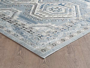 Alfombra Turca de Lujo Hecha a Máquina Palmira 32x35 16 Gris Azul Claro Premium para Sala de Estar del Fabricante de Gaziantep - Product Image 3