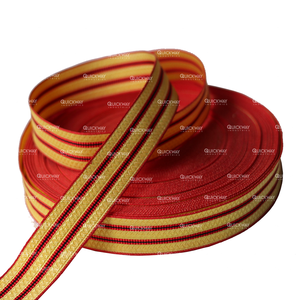 ริบบิ้นทองคุณภาพสูงแบบถักและลายเส้น สำหรับตกแต่งเครื่องแบบทำมือ - Product Image 1