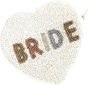 Porte-monnaie brodé de perles, sac à main perlé fait main, petit portefeuille, porte-monnaie ethnique, sac à main en perles tribales - Product Image 5