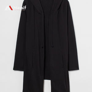 Sudadera con capucha de algodón de talla grande de alta calidad con bolsillos Impresión de lavado ácido personalizada Temporada de otoño Teñido liso - Product Image 6