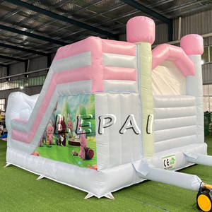Château gonflable le plus populaire, qualité commerciale, équipement de <span class=keywords><strong>location</strong></span> <span class=keywords><strong>pour</strong></span> fêtes d'enfants, Hupfburg avec souffleur d'air - Product Image 6