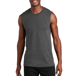 Men's High Quality Summer Sleeveless <b>Tank</b> <b>Top</b> Breathable Knitted Gym <b>Workout</b> Fitness T-Shirt for Bodybuilding - Product Image 3