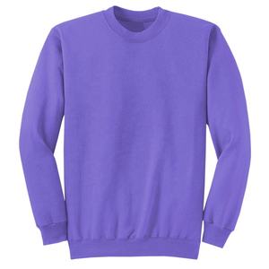 Haute qualité broderie personnalisée français éponge hommes sweat hiver surdimensionné col rond décontracté poids lourd grande taille pull - Product Image 4