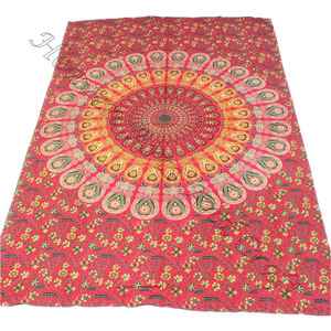 Tapiz de Mandala de algodón, impresión Digital colorida, hecho a medida, tapiz de pared - Product Image 2