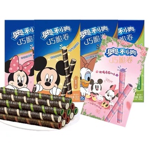 Rollo de oblea Oreo más vendido, 55g, rollo de oblea con sabor a Matcha de Chocolate exótico, galletas, aperitivos chinos, galletas - Product Image 5