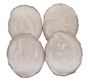 Sous-verres en résine de style vintage écologiques de qualité supérieure pour Noël avec bordure personnalisable pour la maison, l'hôtel, le restaurant - Product Image 6