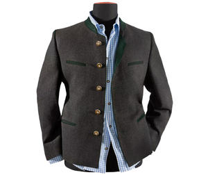 แจ็คเก็ตลายตามสั่งได้สำหรับงานแต่งงานแจ็กเก็ตแบบสก็อตต์ผ้าสักหลาดขนแกะสไตล์พรีเมียม - Product Image 1