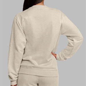 Sudadera orgánica clásica Cuello redondo Manga larga Sudadera básica Sudadera térmica - Product Image 6