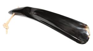 Calzador de cuerno de búfalo Natural de lujo, calzador de cuerno de vaca pulido, calzador para hombres y mujeres, accesorio de calzado elegante - Product Image 6