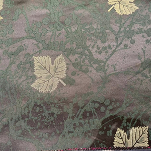 100% Ultra Soft Polyester Jacquard Satin Fabric Quick-Dry Breathable <b>Metallic</b> <b>Yarn</b> Dyed Design Medium Weight 160 GSM for Abaya - Product Image 1