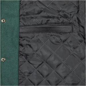 High Street Style unisexe collège Letterman veste d'hiver nouveaux hommes décontracté lumière chaud col montant bouton veste de haute qualité - Product Image 6