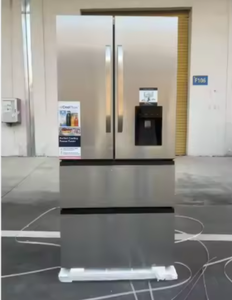 Refrigerador de Doble Puerta Francés de Gran Capacidad, 628L, Plateado, Sin Escarcha, con Inversor Inteligente, Acero Inoxidable, Eléctrico, para el Hogar - Product Image 3