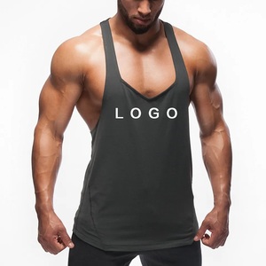 GAF Wholesale Sleeveless Sportswear Singlet Plus Size Workout Fitness <b>Gym</b> Tank Top <b>Man</b> Solid Sport <b>Vest</b> - Product Image 5