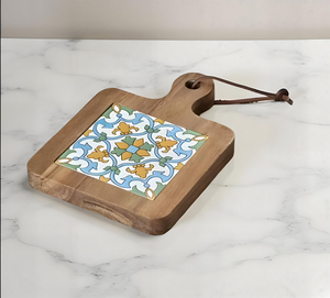 Planche à découper en bois massif robuste, planche à découper de cuisine pour la viande, le poisson, les légumes, finition lisse, écologique, passe au lave-vaisselle - Product Image 6