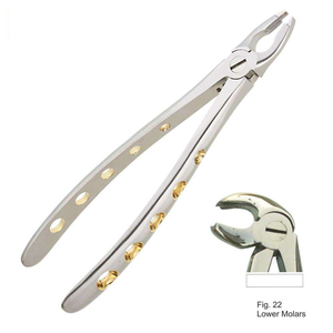 Instrumentos de laboratorio dental de ortodoncia, fórceps para molares inferiores de acero inoxidable, fuente de alimentación Manual, reutilizable, venta al por mayor - Product Image 1