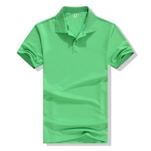 Impression de logo personnalisé Design de mode polo vierge en coton respirant Chemises unies douces Polos avec logo personnalisé - Product Image 1