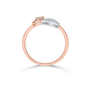 Bague en or rose sertie de diamants Bright Dew Fashion - Product Image 4