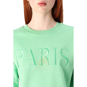 Sudaderas de Invierno Cálidas de Felpa 100% Algodón con Cuello Redondo y Manga Larga para Mujer, con Logotipo Personalizado Bordado e Impreso en la Parte Delantera, Más Vendidas - Product Image 5