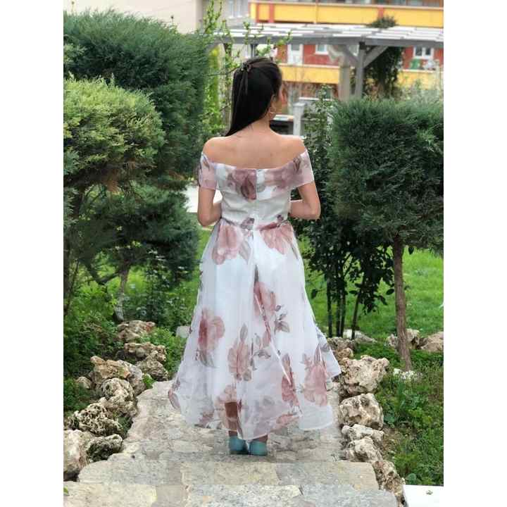 Boat Neck Digital Printed New Season Evening Dress En4819 4819