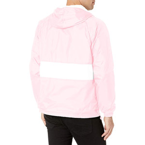 Custom Logo Lightweight Men's Overhead Half Zip <b>Camo</b> Windbreaker <b>Jacket</b> Casual Sports Wear with Hooded Collar for Winter - Product Image 2