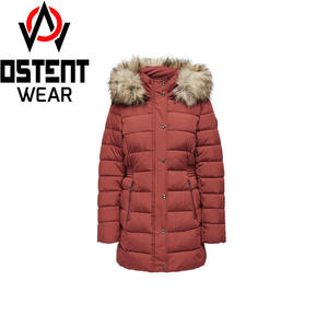 Chaqueta de burbujas de lana de alta calidad, manga larga, soporte, cierre de botón con cremallera, diseño de lona personalizable para hombres y mujeres, ropa de invierno - Product Image 2