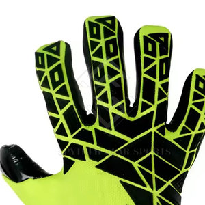 Gants de gardien de but en latex de haute qualité, coupe négative, sur mesure, fermeture à scratch antidérapante, protection des doigts, unisexe - Product Image 6