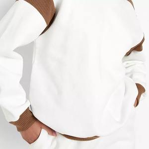 Chándal con logotipo personalizado para mujer, ropa de chándal de felpa francesa, conjunto para correr de 2 piezas, venta al por mayor, 2023 - Product Image 5