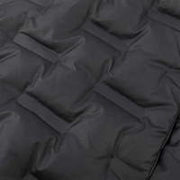 Blousons d'hiver matelassés pour femmes en gros, nouvelle collection, sans coutures, pliables, gris, rembourrés en coton, satinés, imperméables
