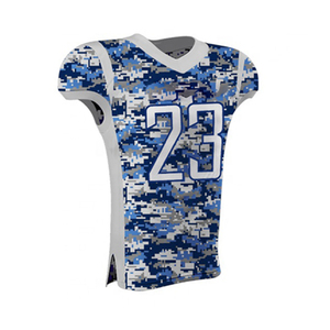 2025 el más nuevo estilo 100% poliéster verano manga corta tela de malla transpirable de talla grande Unisex camisetas de fútbol americano - Product Image 2