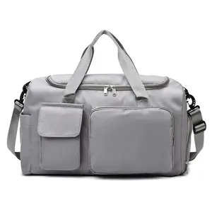 กระเป๋าเดินทางสำหรับผู้ชาย,กระเป๋าถือความจุขนาดใหญ่กระเป๋าดัฟเฟิลกระเป๋ากีฬาเดินทางกันน้ำพับได้ใช้ได้ทุกวัน