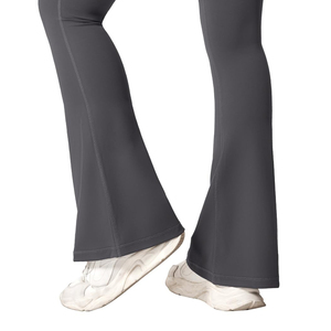 Pantalon évasé slim pour femmes Logo personnalisé Pantalon de yoga évasé Leggings taille haute Leggings bootcut décontractés Pantalons - Product Image 2