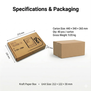 Thermomètre de <span class=keywords><strong>cuisson</strong></span> numérique avec alarme vocale personnalisée, fonction max/min pour usage OEM en cuisine et barbecue - Product Image 5