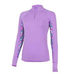 Combinaison d'équitation de luxe pour femmes de haute qualité, chemises de compression à séchage rapide, manches longues, fermeture à boutons, couche de base personnalisée - Product Image 3