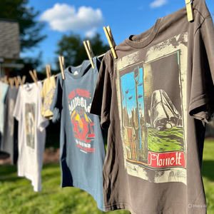 Wholesale Acid Washed Vintage <b>T</b>-<b>Shirts</b> 250 Gsm Cotton Oversized Boxy Fit Cropped Design Heavy Jersey Weight DTG Printed for <b>Men</b> - Product Image 4