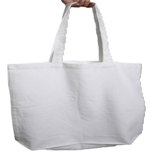 Bolsa de Mano de Gran Capacidad 100% Algodón Orgánico, Calidad Premium, Ecológica, Reciclable, Personalizable con Logotipo, Impresión Serigráfica - Product Image 1
