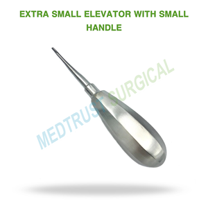Elevador Dental Quirúrgico Extra Pequeño con Mango Pequeño para Luxación Dental de Precisión y Elevación de Raíces - Product Image 2