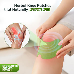 OEM自社ブランドヘルスケア100% 天然中国ハーブ膝関節痛み緩和パッチ膝パッチ - Product Image 2