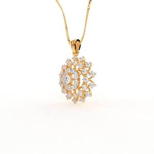 Amanda Fine Jewelry Pendants & <b>Charms</b> Gold/Silver Studied with Zircon/Moissanite/Lab Grown/Natural Diamond GIA Certified - Product Image 2