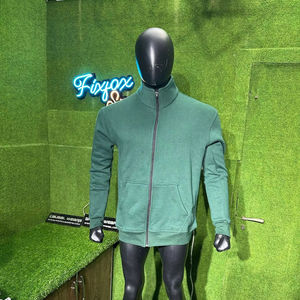 Sudadera con cremallera personalizada 500 Gsm Sudadera de peso pesado Sudaderas con capucha bordadas Sudaderas con cremallera Sudaderas con capucha para hombres - Product Image 1