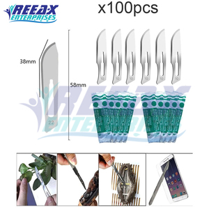 REEAX ENTERPRISES, cuchillos quirúrgicos de acero inoxidable hechos a mano, hoja, servicio OEM, suministro al por mayor, buena base, instrumentos quirúrgicos - Product Image 2