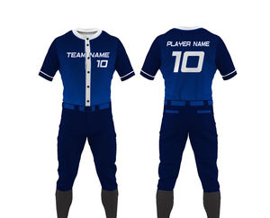 Nouveau style d'uniforme de baseball pour hommes à prix réduit vente en ligne de vêtements de sport sur mesure uniforme de baseball à demi-manches tendance - Product Image 2