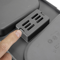 Emuca Paquete de 5 Tabletas Plásticas Antiolor con Aroma Cítrico, Desodorantes para Habitaciones Modelo 8259820 para Tapas de Contenedores de Reciclaje, España